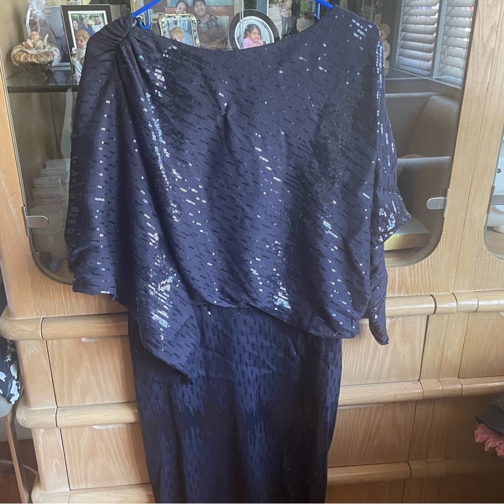 DAVID MEISTER BLUE DRESS